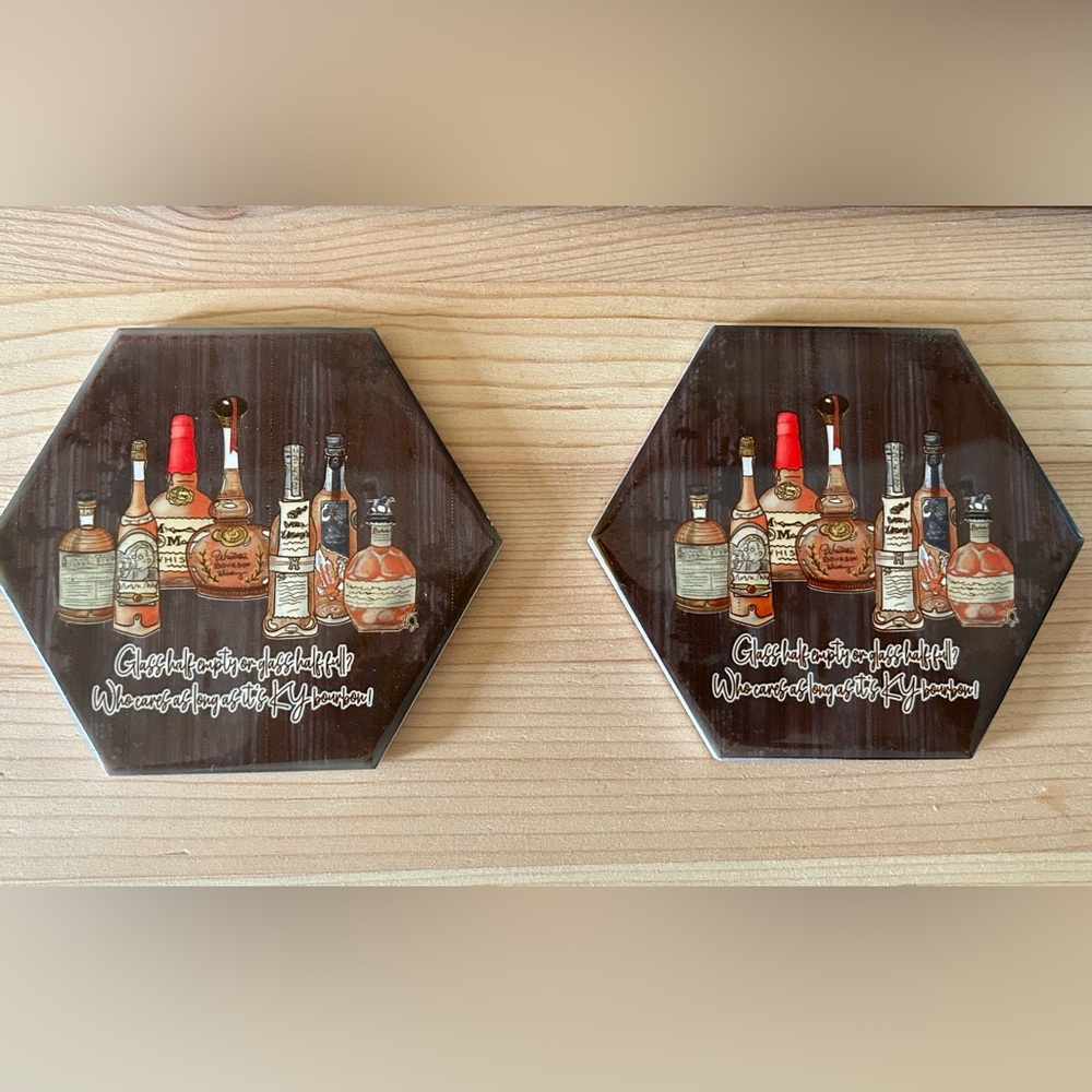 (7) Kentucky Bourbon Coasters